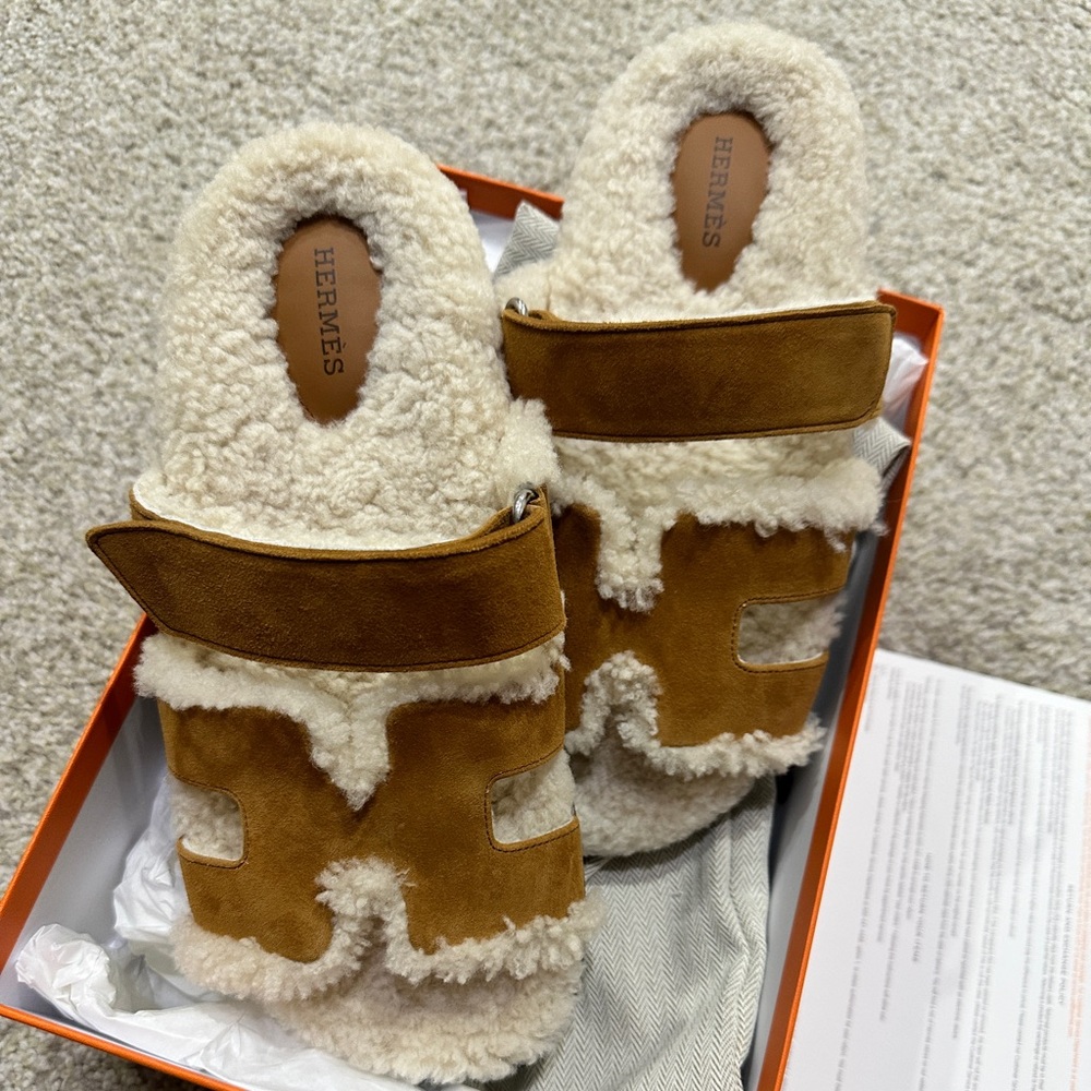 Chypre sandals 38.5 natural/ecru